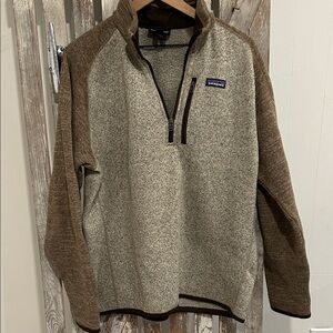 Patagonia Men's Patagonia Better Sweater in Brown and Gray